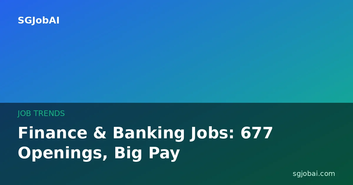 Finance & Banking Jobs: 677 Openings, Big Pay
